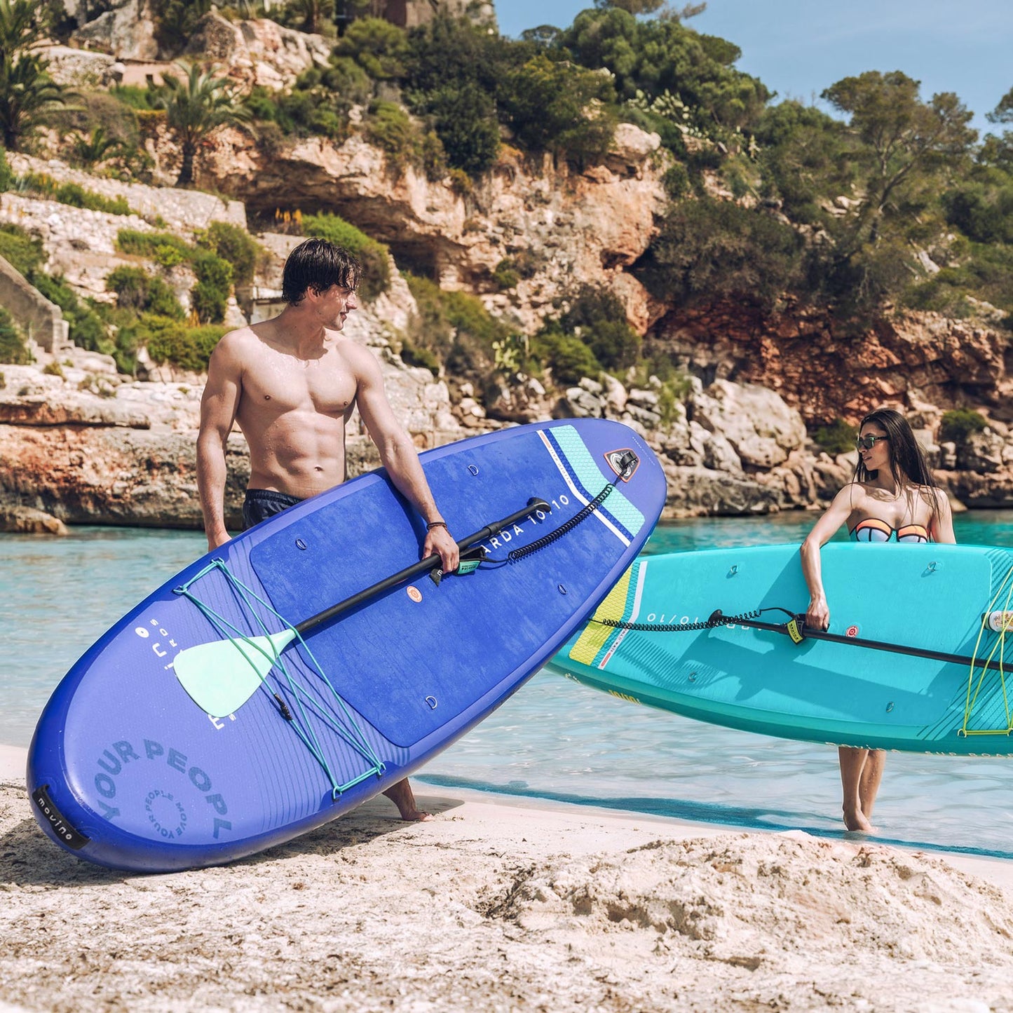 Movino GARDA Allround 10'10'' (bleu-vert menthe)