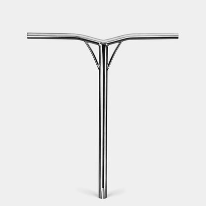 Barre en Y Movino en acier chromé néo argent (64 cm)