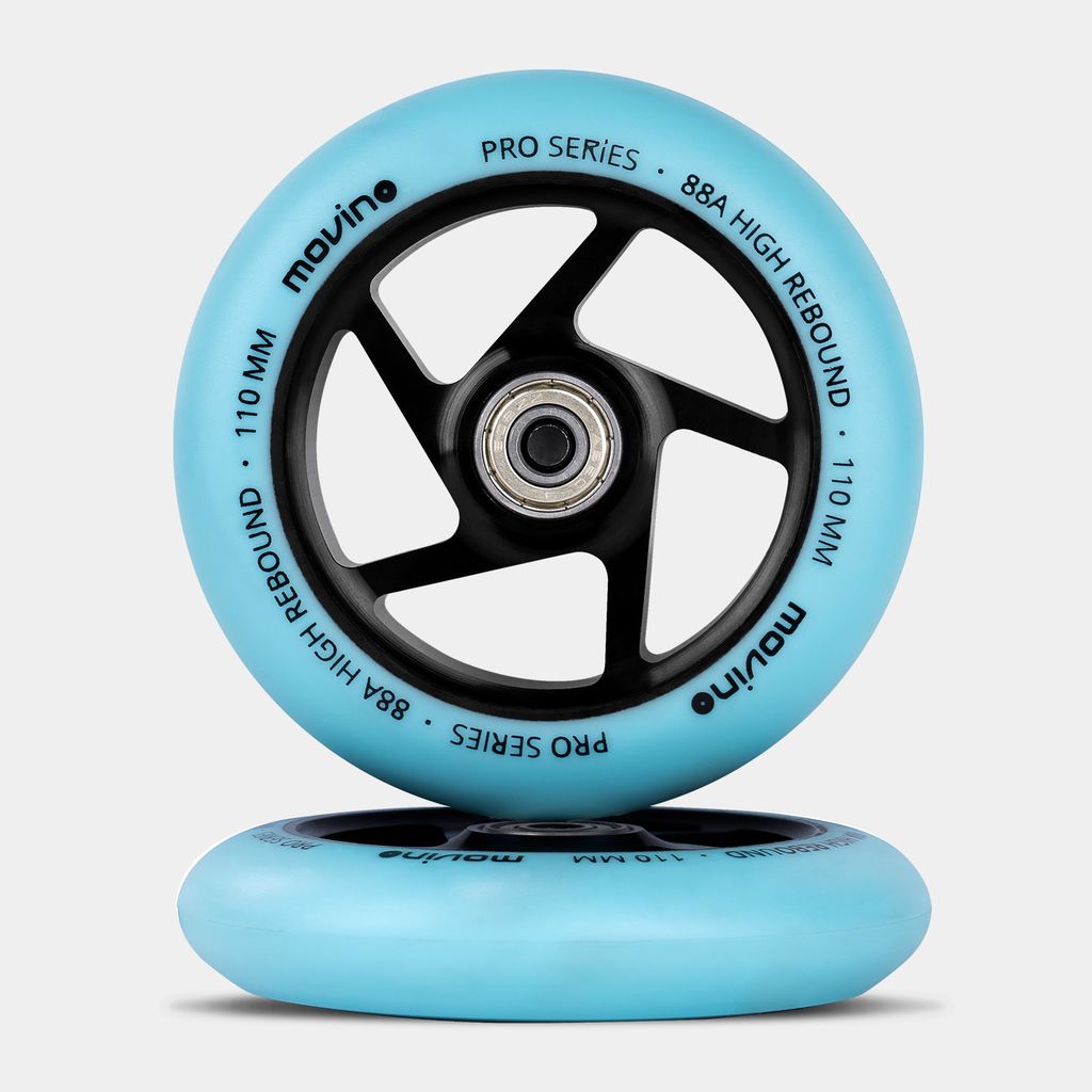 Roues de trottinette acrobatique Alu Core 110 mm (bleu)