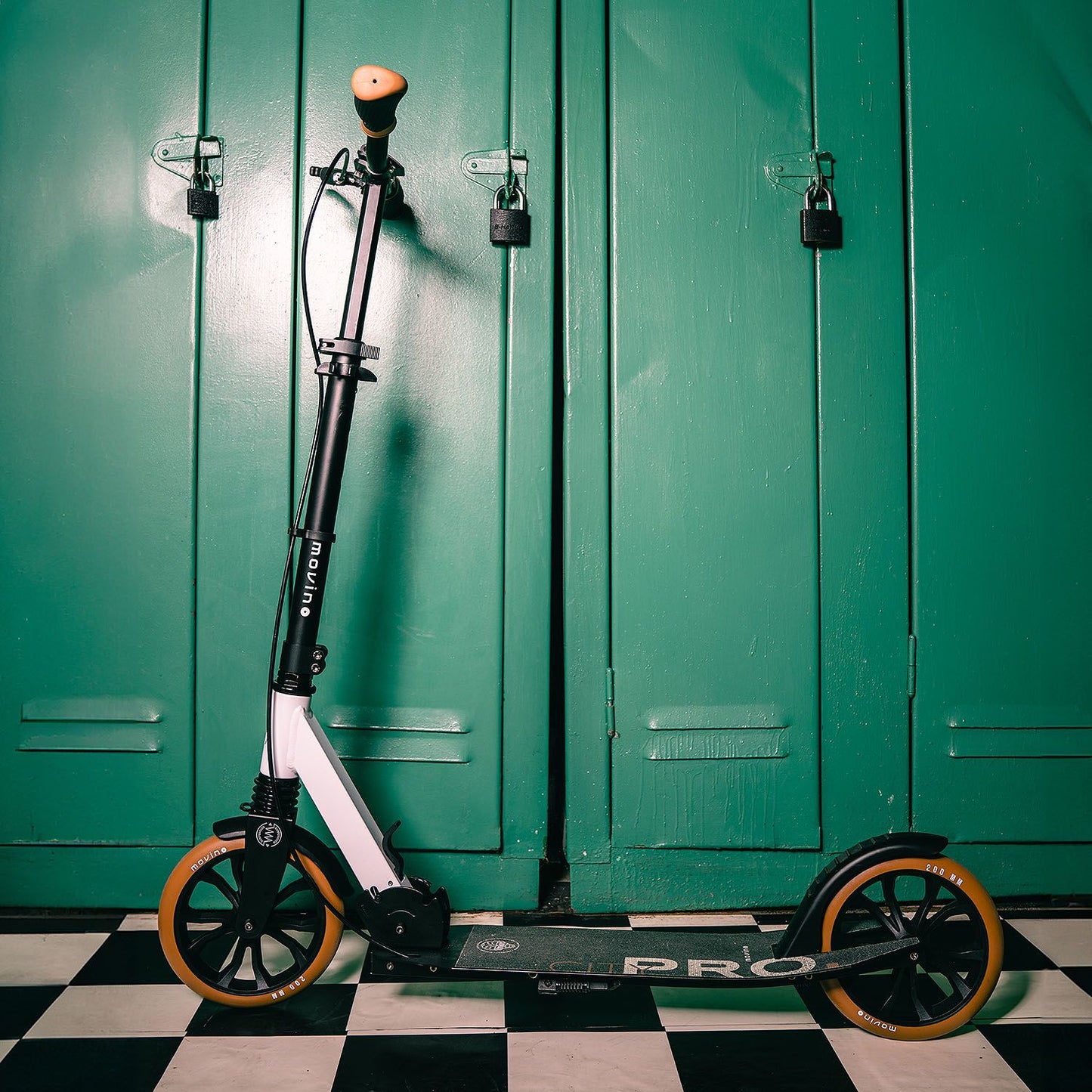 Movino City Pro (White-Brown)