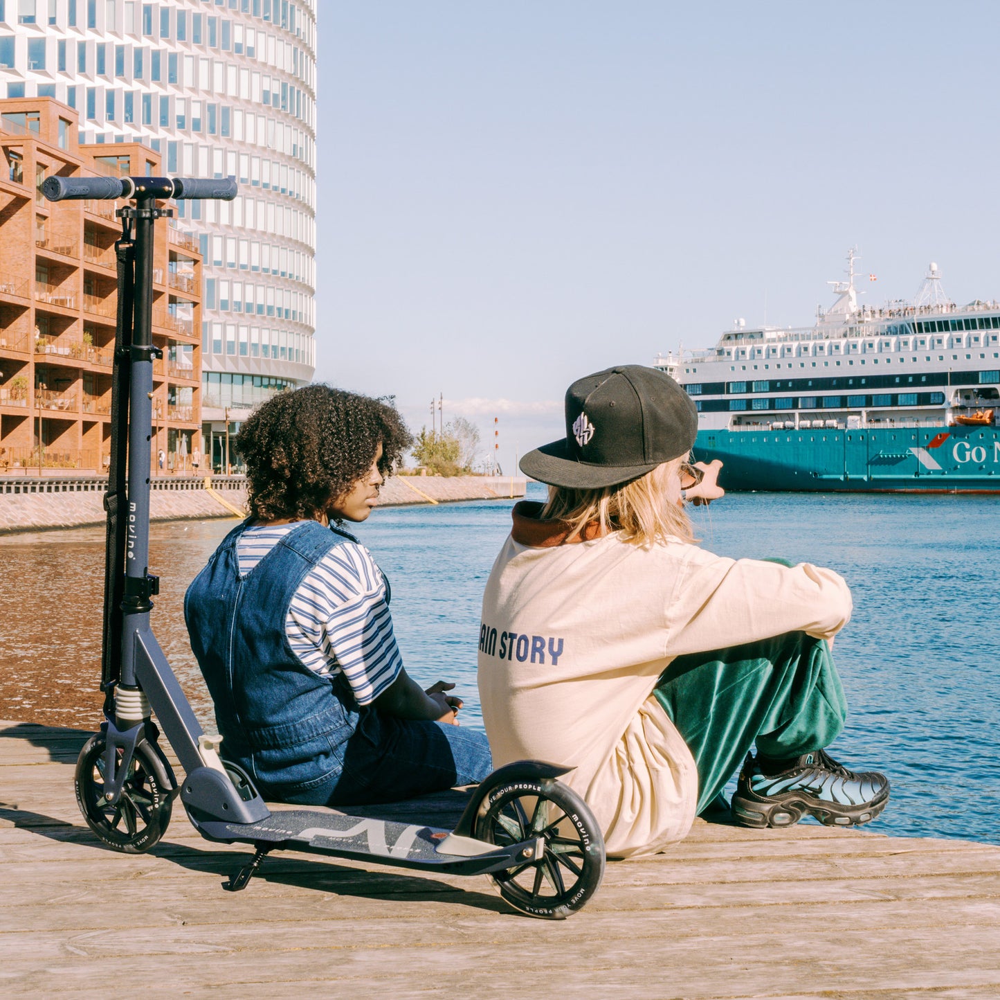 Movino City Light (verde acero-menta)