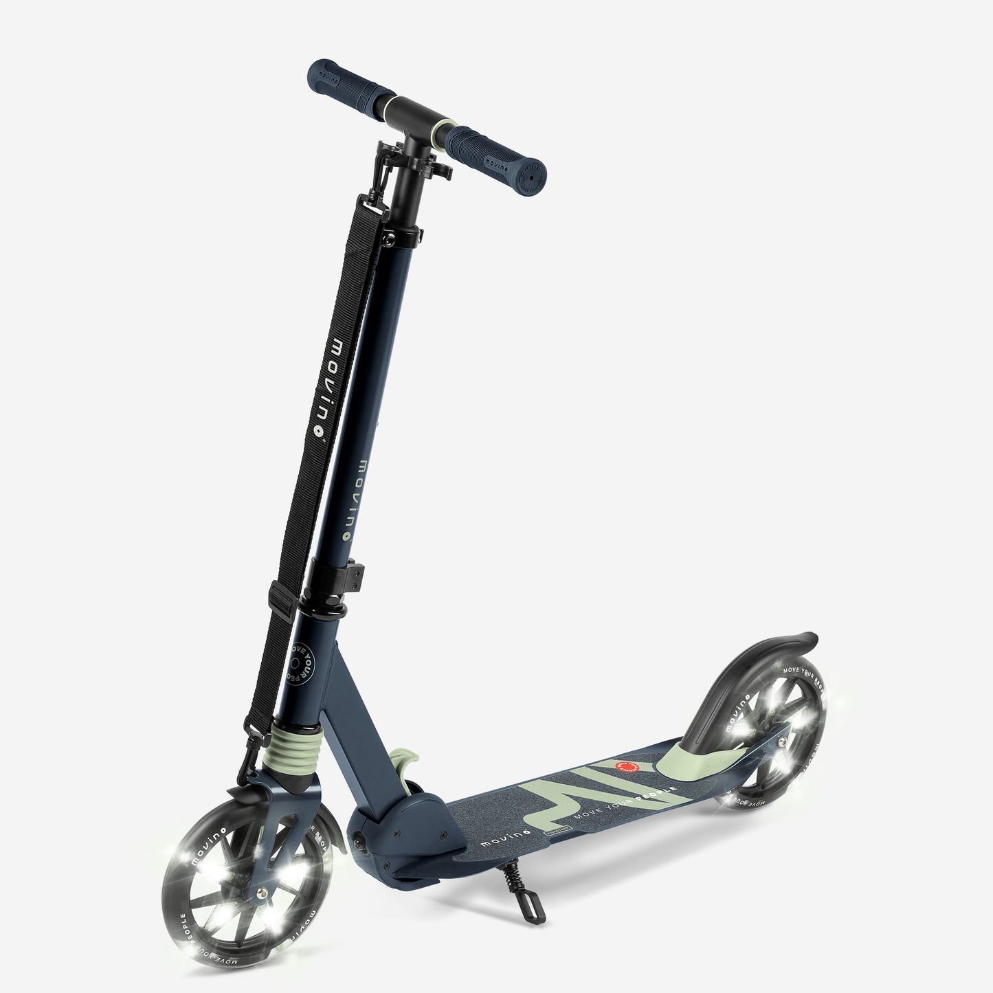 Movino City Light (verde acero-menta)