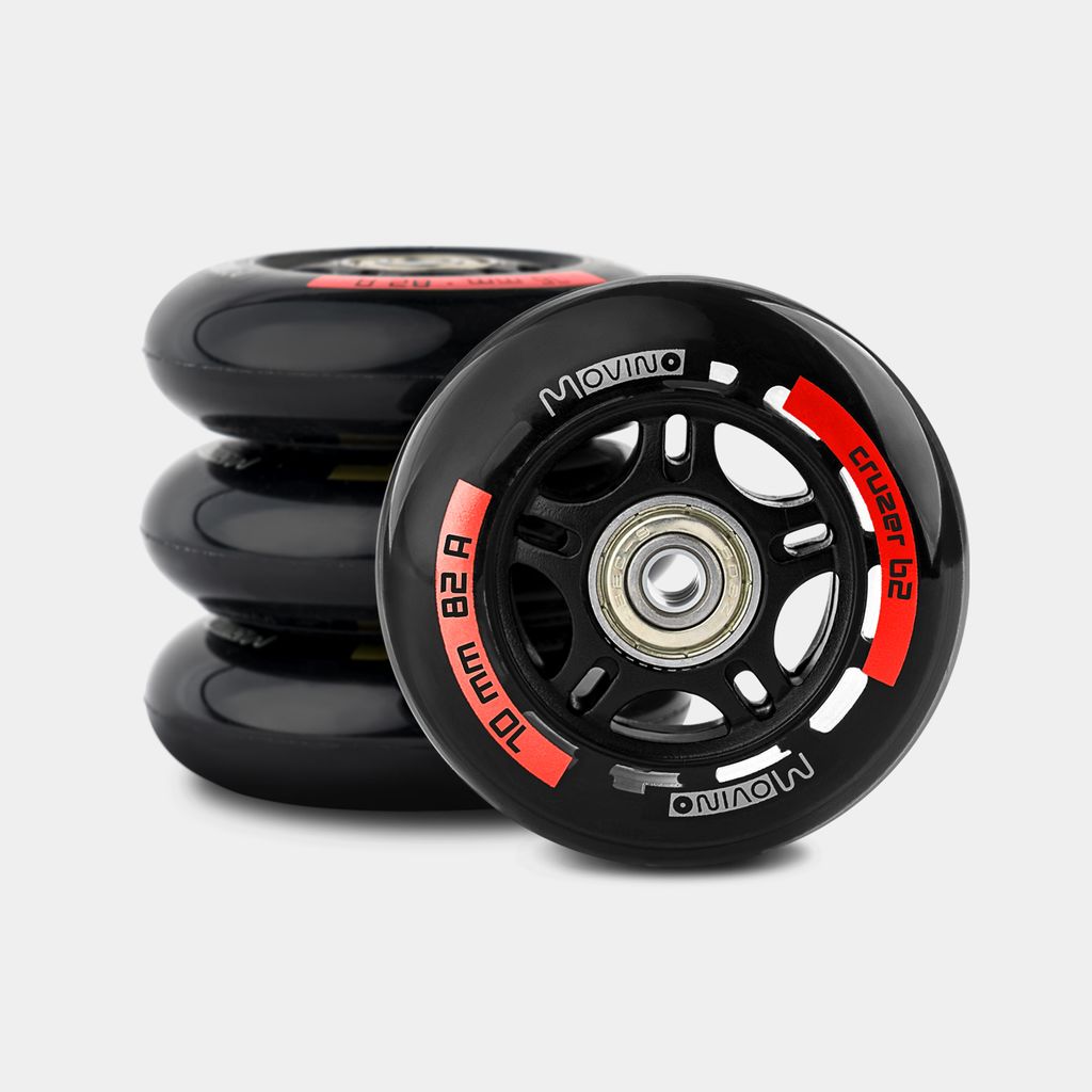 Cruzer B2 Red ABEC-9 (4 Pieces)