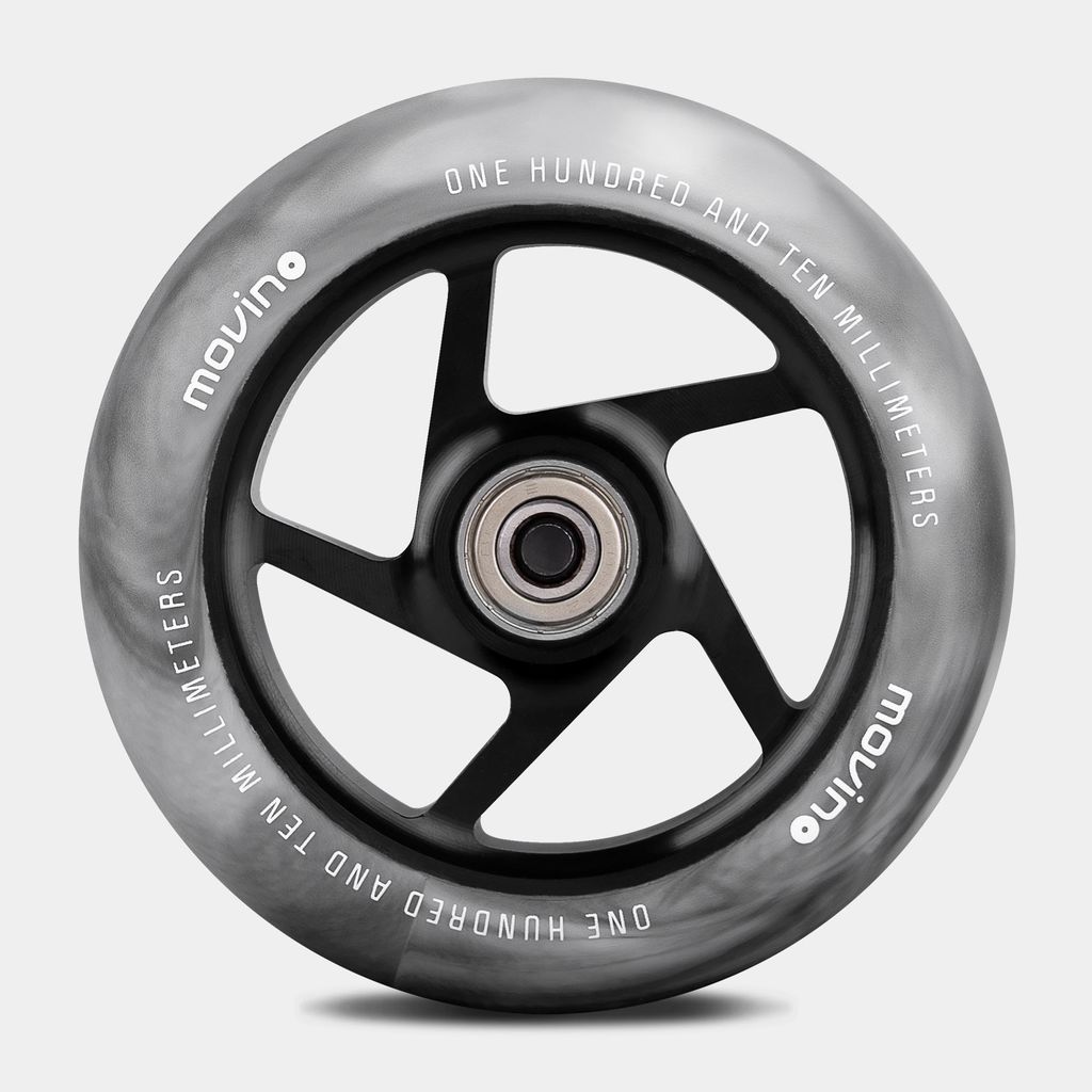 Roues de trottinette acrobatique Alu Core 110 mm (noir)