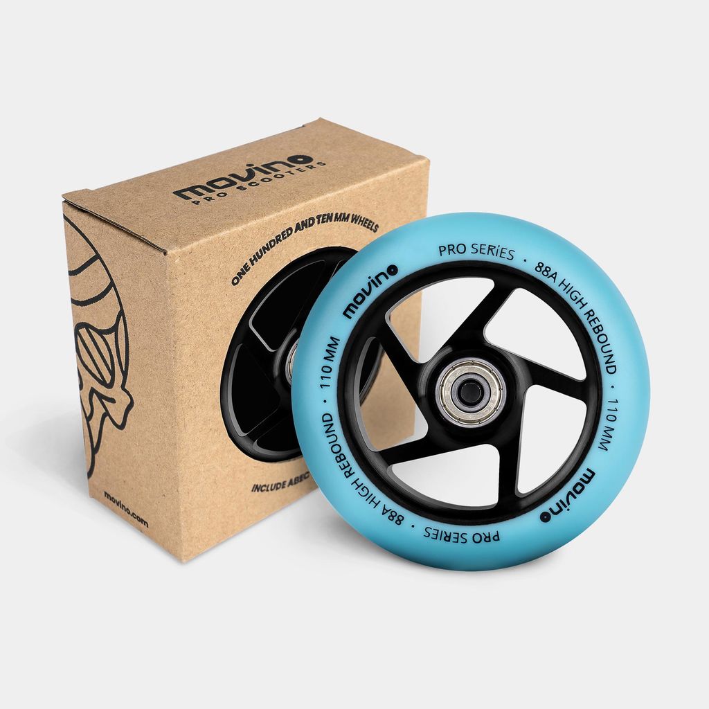 Roues de trottinette acrobatique Alu Core 110 mm (bleu)