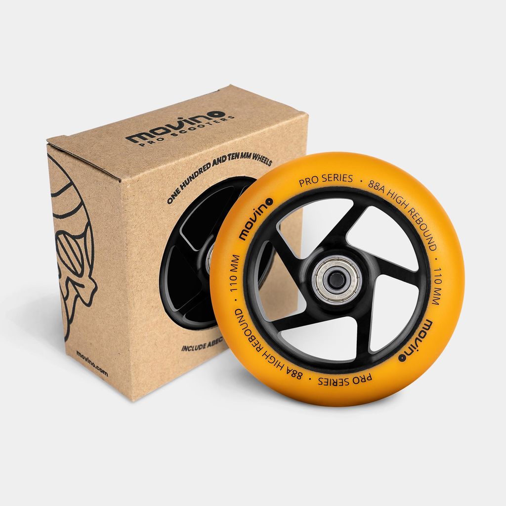 Roues de trottinette acrobatique Alu Core 110 mm (orange)