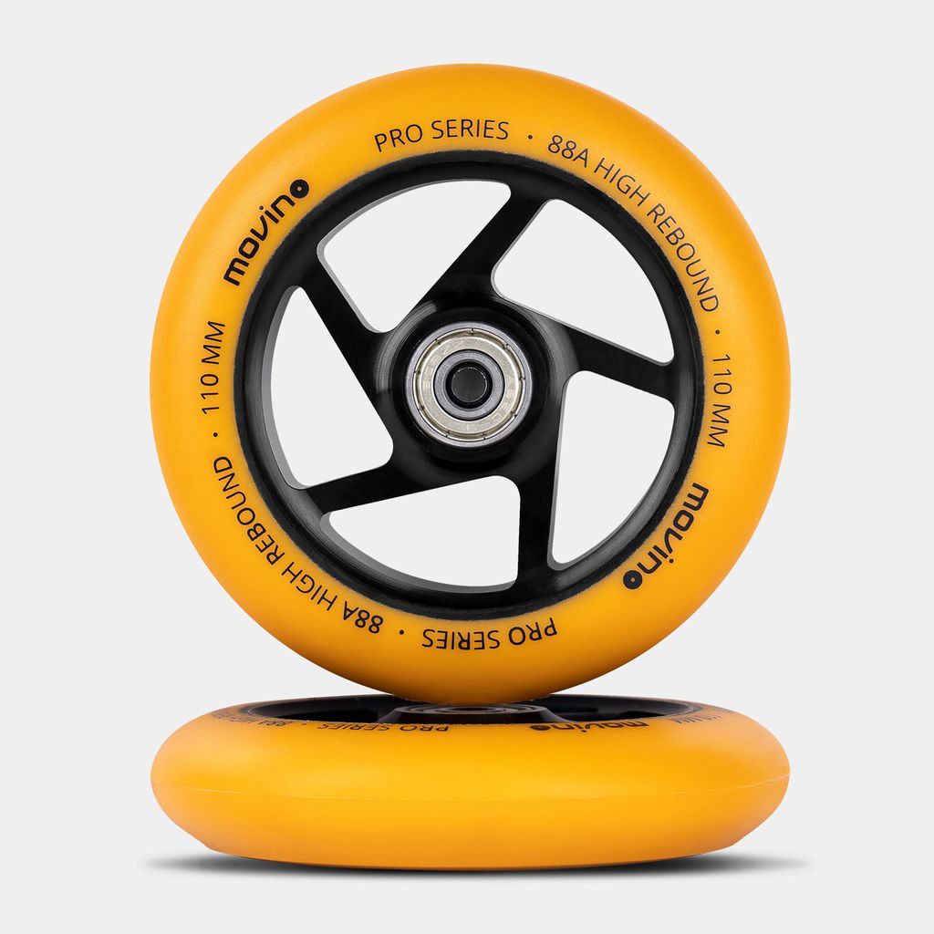 Roues de trottinette acrobatique Alu Core 110 mm (orange)